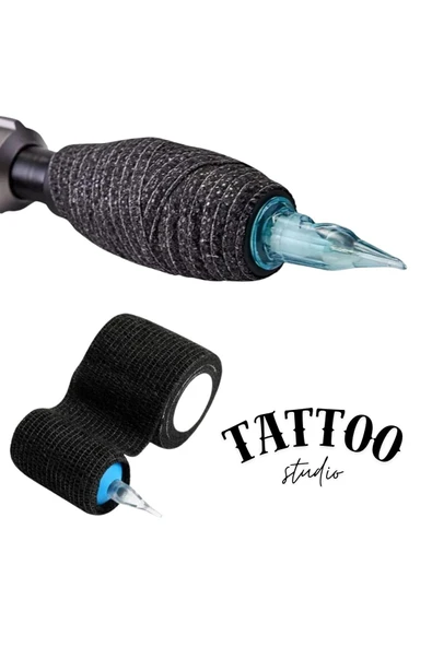 APLUSSAĞLIK APLUSSAĞLIK Siyah Renk Coban Bandajı Elastik Kendinden Yapışkanlı Coban Bandajı Yüksek Kalite ( 5 Cm*4,5m ) - 6