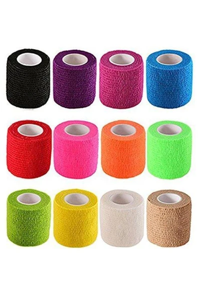 BİATAPE BİATAPE Coban Kendinden Yapışkanlı Kırmızı Bandaj 7.5cmx4.5m Kırmızı - Resim 3