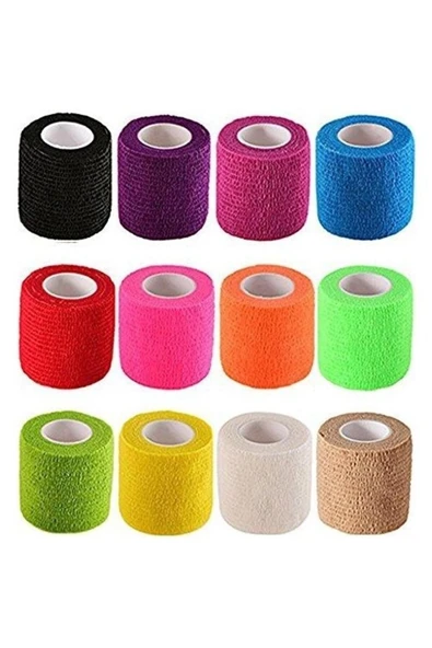 CLİNEO CLİNEO Biatape Cohesive Bandaj 7,5cm -kırmızı - Resim 3