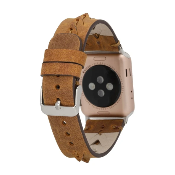 Apple Watch Uyumlu Deri Kordon 38-40-41mm G19 Boras - Resim 2