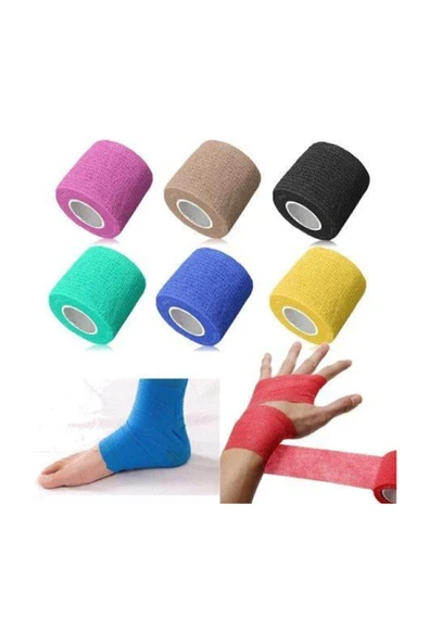 BİATAPE BİATAPE Coban Kendinden Yapışkanlı Siyah Bandaj 7.5cmx4.5m Siyah - Resim 4