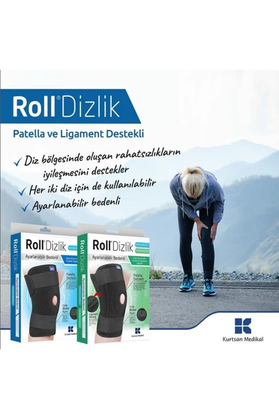 ROLL ROLL Dizlik Patella - Ligament Destekli Ayarlanabilir Bedenli - 2