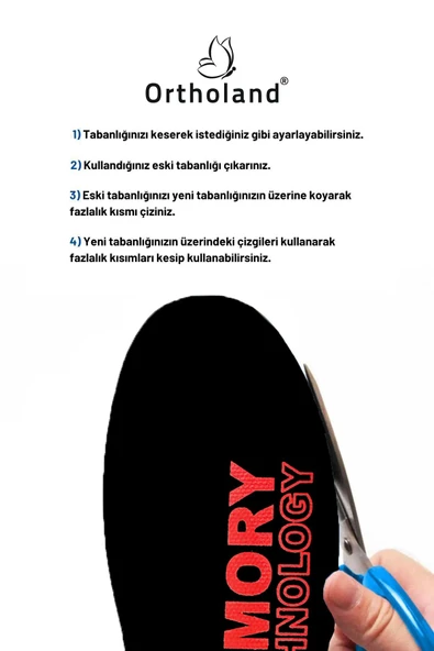 ORTHOLAND ORTHOLAND FLYMAX MEMORY INSOLE - Resim 5
