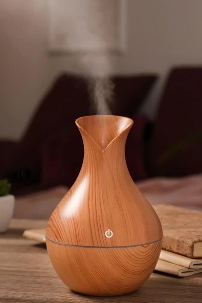 VENİTH AROMATERAPİ VENİTH AROMATERAPİ Mini Ahşap 130 ml Hava Nemlendirici Buhar Makinesi Aromaterapi Koku Yayıcı ürün görseli 1