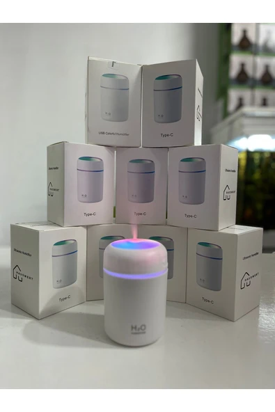 BERTECH MED BERTECH MED ŞARJLI 300 ml Ulrasonik Hava Nemlendirici Buhar Makinesi Araç İçi, Masa Üstü ürün görseli 1