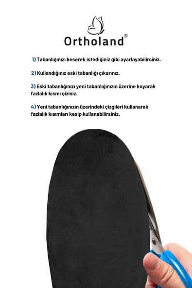 ORTHOLAND ORTHOLAND Dream Tabanlık, Ortopedik Rahat Tabanlık, Yumuşak Topuk Destekli Tabanlık - Resim 5
