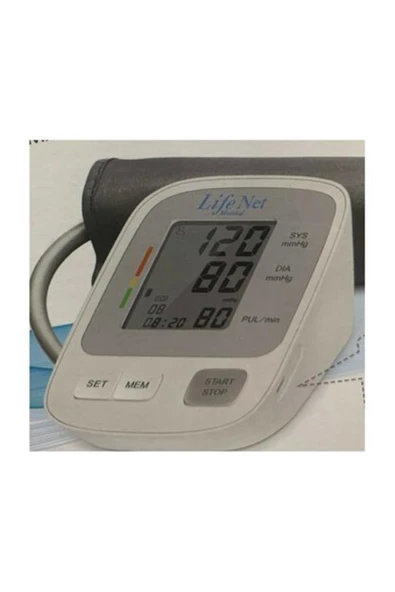 LİFE NET MEDİKAL LİFE NET MEDİKAL Tansiyon Aleti Kol Tipi Dijital Wbp108 - Resim 2