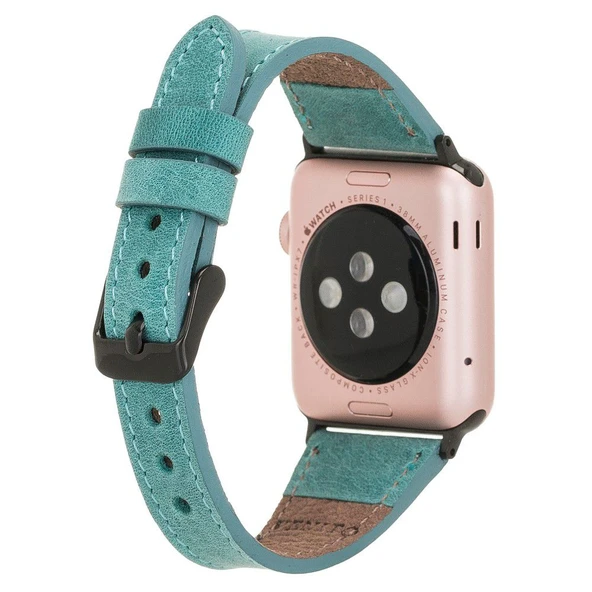 Apple Watch Uyumlu Deri Kordon 42-44-45mm Slim CZ12 - 2