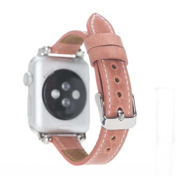 Apple Watch Uyumlu Deri Kordon 38-40-41mm Slim G17 - 2
