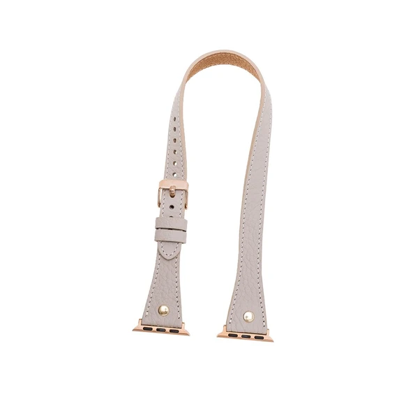 Apple Watch Uyumlu Deri Kordon 38-40-41mm Slim DTGT ERC3 - 3