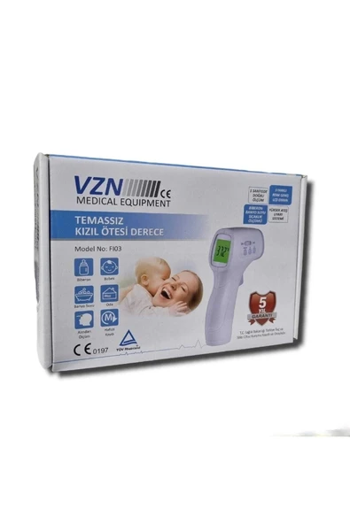 ABAR ABAR Vzn Temassız, Kızıl Ötesi Derece, Dijital Termometre, Ateş Ölçer F103 - Resim 2