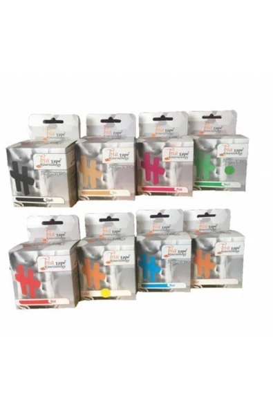 BİATAPE BİATAPE Bia Tape Kinesio 5 Cm X 5 M - Siyah Rengi Sporcu Ağrı Bandı 6'lı (pakette 6 Adet) - Resim 3