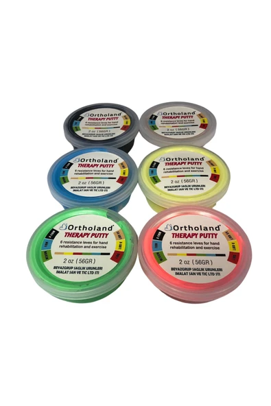 ORTHOLAND ORTHOLAND THERAPY PUTTY (DİRENÇLİ EL EGZERSİZ HAMURU) 2 OZ-56 GR - 3