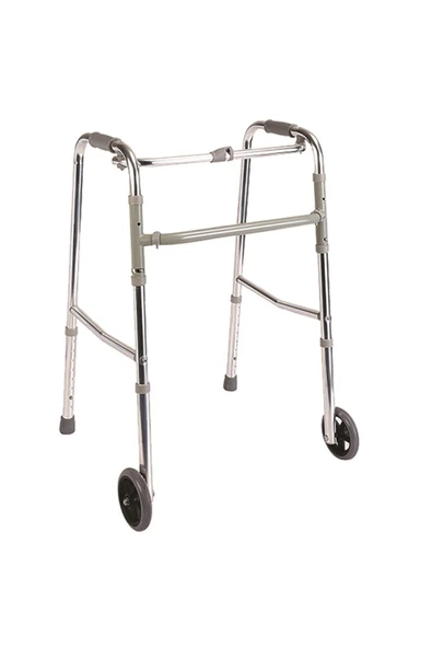 POYLİN POYLİN Tekerlekli Walker Yürüteç Hasta Yaşlı Yürüme Desteği Baston Tutamak Destek P551 Sungur Medikal ürün görseli 1