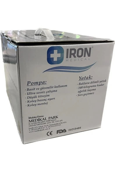 İRON MEDİCAL İRON MEDİCAL Baklava Tipi Havalı Yatak - Resim 2