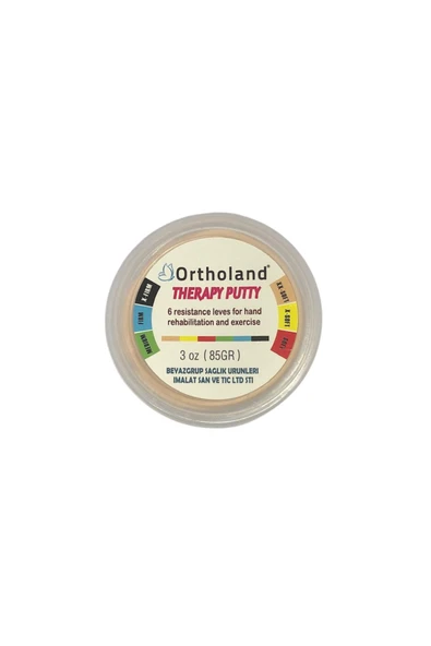 ORTHOLAND ORTHOLAND THERAPY PUTTY DİRENÇLİ EL EGZERSİZ HAMURU 3 OZ-85 GR - 1