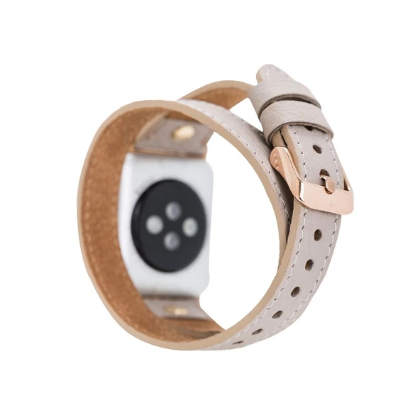 Apple Watch Uyumlu Deri Kordon 38-40-41mm Slim DTGT ERC3 - 2