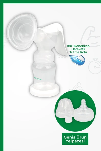MEDİSANA MEDİSANA 48810 Bpa Free Manual Süt Göğüs Pompası - 5