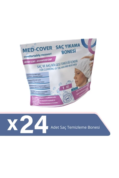 MED-COVER MED-COVER Med-cover Saç Yıkama Bonesi 1x24'lü Gönderim ürün görseli 1