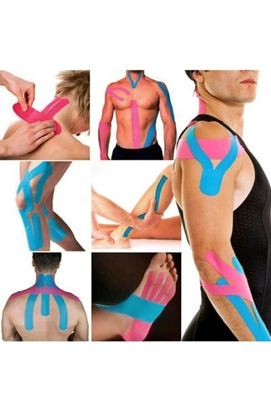BOLDY BOLDY Ağrı Bandı Kinesiotape Bantlama Sporcu Bandı Sakatlık Bandı Kinesio Bant Kas Bandı Bilek Bant 1 Adet - 2