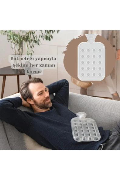 FASHY FASHY 6425-13 Bal Peteği Görünümlü Sıcak Su Torbası - Şeffaf - 2