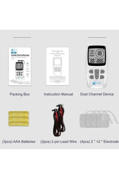 FİZYOPOL FİZYOPOL X Pool Tens Ems Masaj Cihazı Fonksiyonel Kolay Kullanım 2 Kanal 22 Program - Resim 4