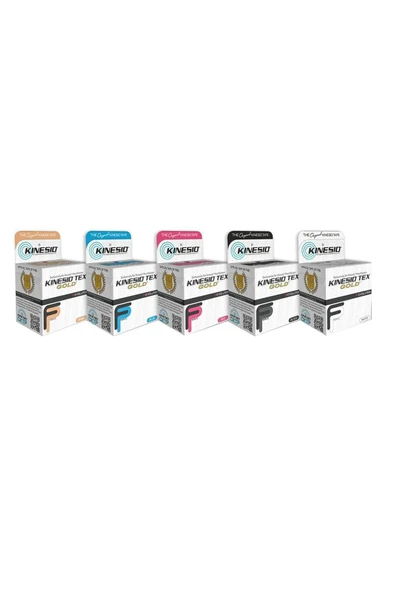 BLACK VİPER BLACK VİPER Kinesio Tex Gold Fp 5cmx5m Siyah Sporcu Bandı - 3