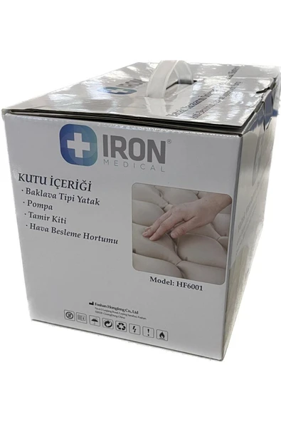 İRON MEDİCAL İRON MEDİCAL Baklava Tipi Havalı Yatak - Resim 3
