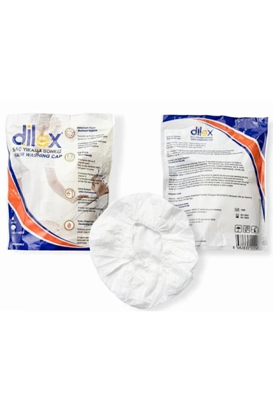 DİLEX DİLEX Hijyenik Şampuanlı Saç Yıkama Bonesi 2 Adet ürün görseli 1