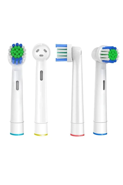 TTOYSWORLD TTOYSWORLD 4 Adet Oral B Pilli Ve Elektrikli Diş Fırçalarına Uyumlu Yedek Başlık