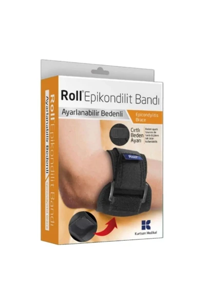ROLL ROLL Epikondilit Bandı Tenisçi Dirseği Bandı Ayarlanabilir Beden - 2