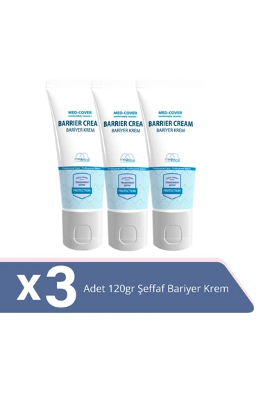 MED-COVER MED-COVER Şeffaf Bariyer Krem 120gr X 3 Adet ürün görseli 1