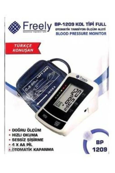 FREELY FREELY Bp-1209 Tam Otomatik Üst Koldan Ölçer Konuşan Tansiyon Aleti - Resim 3