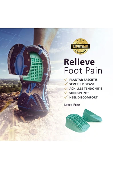 TULI'S TULI'S Heel Cups Topukluk 1 Çift (80 KG ALTI KULLANIM) Medium (REGULAR) Boy - Resim 4