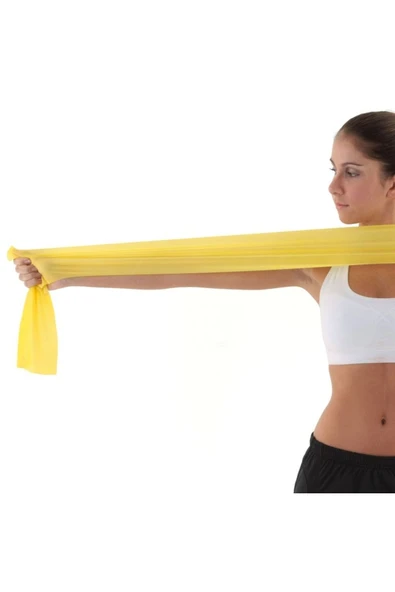 ORTHOLAND ORTHOLAND Egzersiz Bandı Plates Bantı Pilates Bantı Plates Bantı Sarı Yumşak - 1