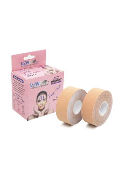 VZN TAPE KİNESİOLOGY VZN TAPE KİNESİOLOGY Vzn Yüz Için Therapy Cotton Kinesiology Ağrı Bandı ürün görseli 1