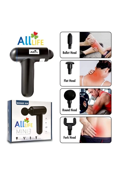 ALLLİFE ALLLİFE Resi Alllıfe El Tipi Yeni Nesil Tüm Vücut Masaj Tabancası ürün görseli