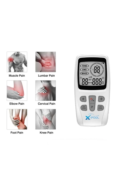 FİZYOPOL FİZYOPOL X Pool Tens Ems Masaj Cihazı Fonksiyonel Kolay Kullanım 2 Kanal 22 Program - Resim 3