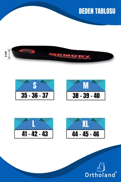 ORTHOLAND ORTHOLAND FLYMAX MEMORY INSOLE - Resim 3
