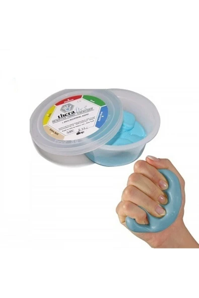 MEDİKAL MEDİKAL Theraflex El Egzersiz Hamuru Mavi Çok Sert 85 gr - 1