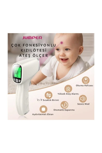 JUMPER JUMPER Temassız Ateş Ölçer Kızıl Ötesi Ve Alından Termometre Jpd Fr202 - 5