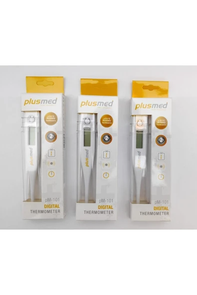 PLUSMED PLUSMED Pm 101 Dijital Koltuk Altı Beden Derecesi (thermometer) 3 Adet (kutuda 3 Adet) ürün görseli