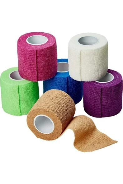 CLİNEO CLİNEO Biatape Cohesive Bandaj 7,5cm -kırmızı - Resim 2