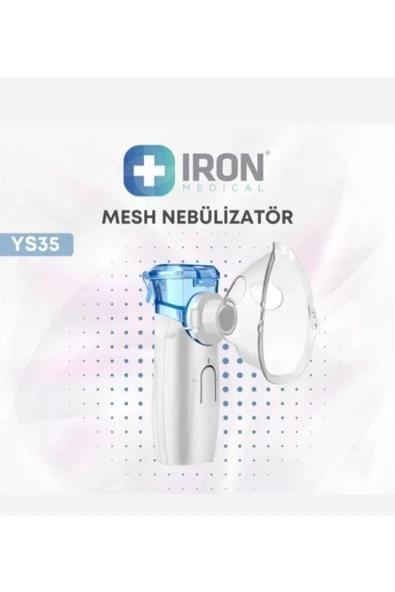 İRON MEDİCAL İRON MEDİCAL - Nebulizatör Cihazı Mesh Taşınabilir Bataryalı Ref:ys35 ürün görseli 1