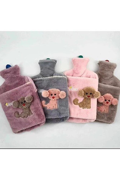 VZN VZN Emr Peluş Kılıflı Köpek Emojili Sıcak Su Torbası ürün görseli 1