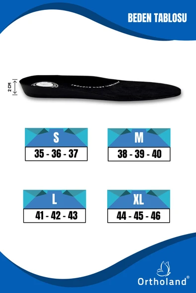 ORTHOLAND ORTHOLAND Destekli Tabanlık,ortopedik Tabanlık,konforlu Tabanlık,ayakkabı Tabanlığı,erkek,kadın,dream Ark - Resim 3