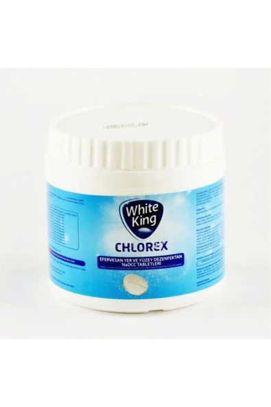 WHİTE KİNG CHLOREX WHİTE KİNG CHLOREX Chlorex Tablet Dezenfektan 100lü ürün görseli 1