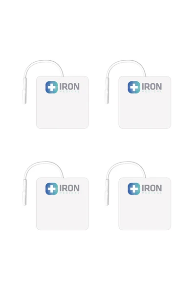 İRON MEDİCAL İRON MEDİCAL Kablolu Tens Pedi Elektrot Ekstra Yapışkanlı 4 Lü ürün görseli 1
