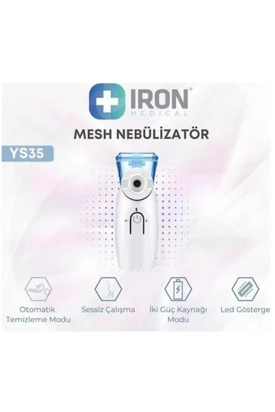 İRON MEDİCAL İRON MEDİCAL Mesh Nebülizatör Şarjlı ürün görseli