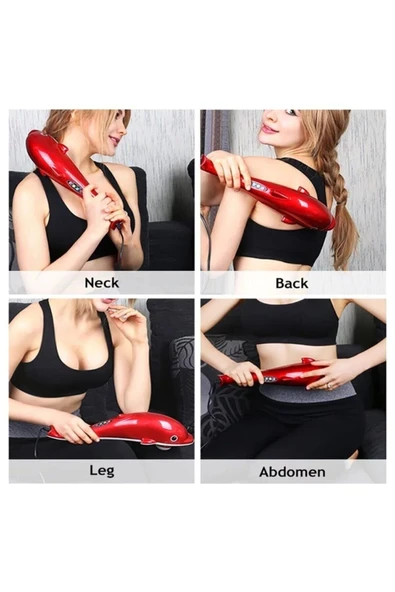 NORDMENDE NORDMENDE Yunus Masaj Aleti Tüm Vücut Masaj Cihazı Boyun Bel Sırt Ayak Ense Bacak Kol - Resim 4